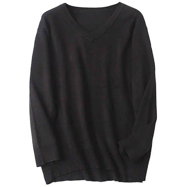 Картинка Джемпер гипер широкий oversize V-вырез от магазина LonnaMag