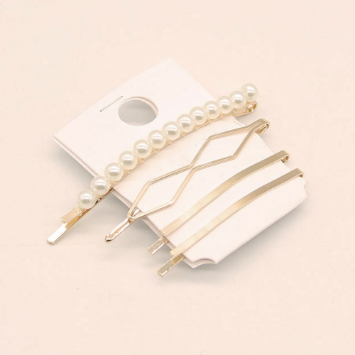 картинка Заколка-невидимка с жемчугом (4шт) от магазина LonnaMag