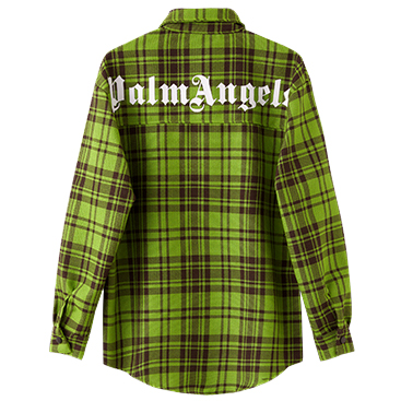 Картинка Рубашка oversize клетка на спине Palm Angels от магазина LonnaMag