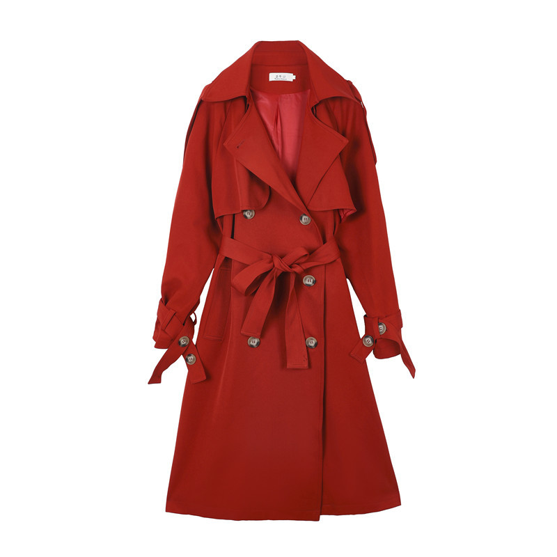 Картинка Тренч макси oversize цветной легкий от магазина LonnaMag