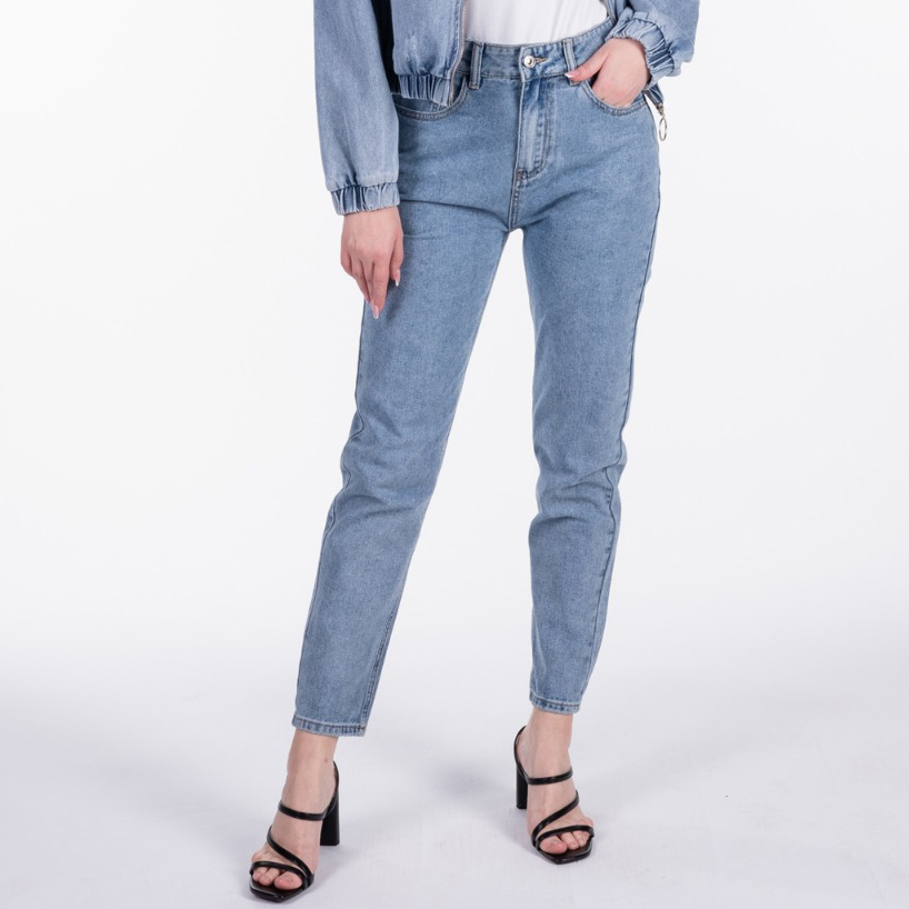 Картинка Джинсы Mossmore Mom голубые от магазина LonnaMag