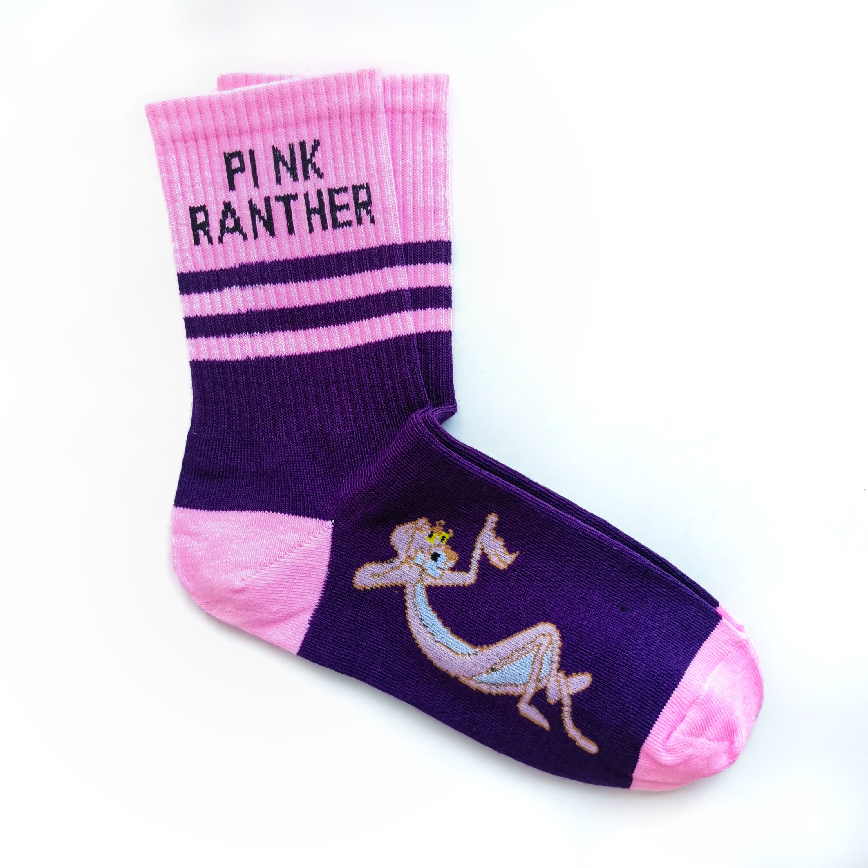картинка Носки Розовая Пантера Pink Panther полосы от магазина LonnaMag