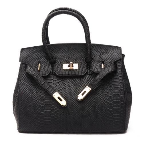 картинка Сумка в стиле birkin змеиная кожа питон от магазина LonnaMag
