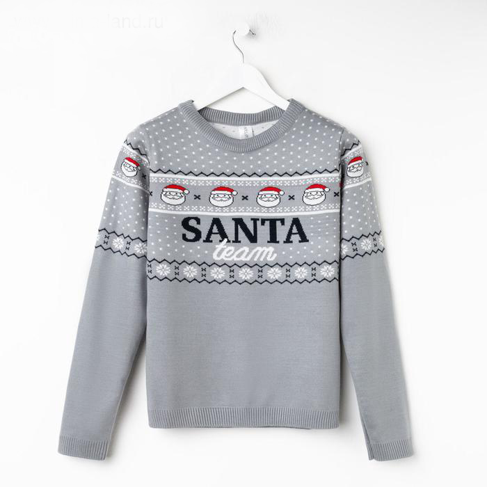 Картинка Джемпер вязанный KAFTAN "Santa team" (Шерсть 20%, ПАН 80%) от магазина LonnaMag