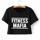 Картинка Топ футболка Fitness Mafia от магазина LonnaMag