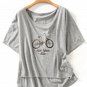 Картинка Футболка oversize велосипед Ride your bike от магазина LonnaMag
