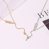 картинка Кулон с подвеской бутылка вина и бокал от магазина LonnaMag