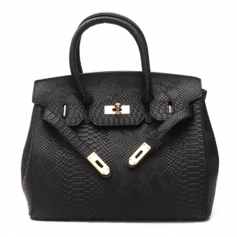 Сумка в стиле birkin змеиная кожа питон