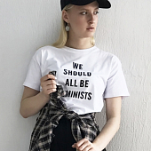 Картинка Футболка we should all be feminists от магазина LonnaMag