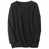 Картинка Джемпер гипер широкий oversize V-вырез от магазина LonnaMag