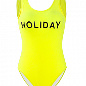 Картинка Купальник слитный надпись HOLIDAY от магазина LonnaMag