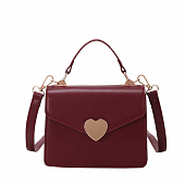 картинка Сумка сэтчел crossbody с застежкой сердце от магазина LonnaMag