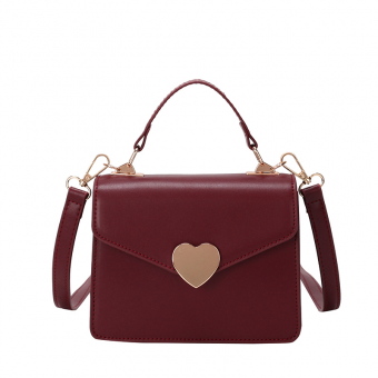 Сумка сэтчел crossbody с застежкой сердце