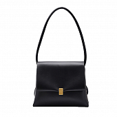 картинка Сумка crossbody трапеция завернут клапан золотой замок от магазина LonnaMag