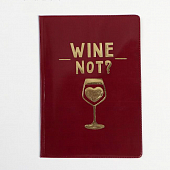 картинка Обложка на паспорт ПВХ с тиснением "Wine not?" от магазина LonnaMag
