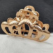 Заколка крабик золотой металлический в ассортименте