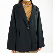 Картинка Пиджак широкий oversize 2 кармана по бокам 1 пуговица от магазина LonnaMag