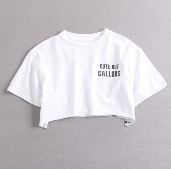 Топ футболка cute but callous