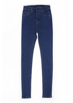 Джинсы skinny basic с высокой талией