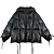 Картинка Куртка дутая oversize трапеция завязки из швов от магазина LonnaMag