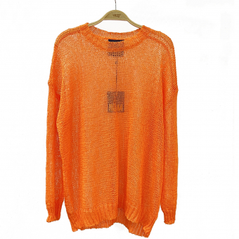 Свитер легкий прозрачная вязка oversize