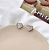 картинка Серьги в форме сердца с перламутровой эмалью от магазина LonnaMag