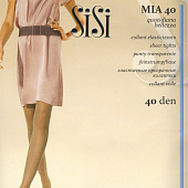 картинка Mia 40 (Sisi) эластичные прозрачные колготки с шортиками без ластовицы от магазина LonnaMag