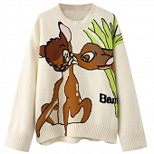 Картинка Свитер oversize мульт Bambi олененок от магазина LonnaMag