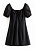 Картинка Платье трапеция мини рукава фонарики грудь на резинке бант 3 пуговки от магазина LonnaMag