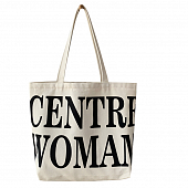 картинка Сумка шоппер надпись CENTRE WOMAN от магазина LonnaMag