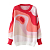 Картинка Свитер вязаный круглый вырез принт разноцветные разводы от магазина LonnaMag