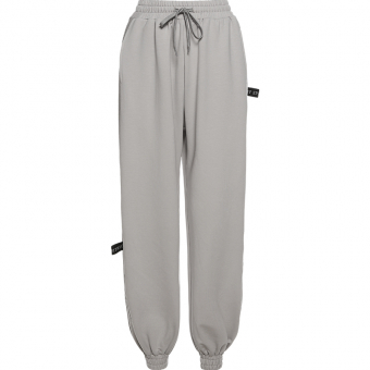 Брюки спортивные в стиле хип-хоп широкая надпись сбоку  Balance