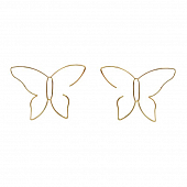 картинка Серьги в виде контурной бабочки от магазина LonnaMag
