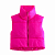 Картинка Жилет дутый укороченный однотон на молнии  ворот стойка  от магазина LonnaMag